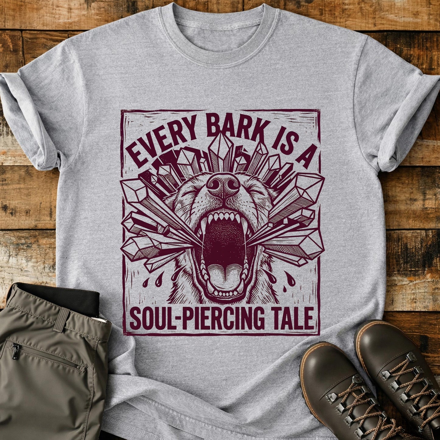 Every Bark Is A Soul-Piercing Tale T-Shirt